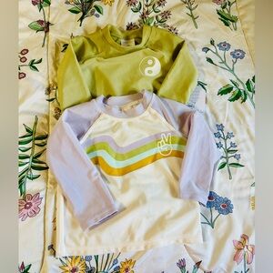 Little co. Unisex rashgaurd set 12m